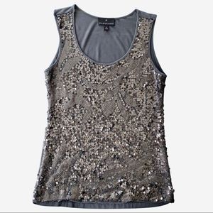 🤎Fenn Wright Manson Sequins Tank Light Brown